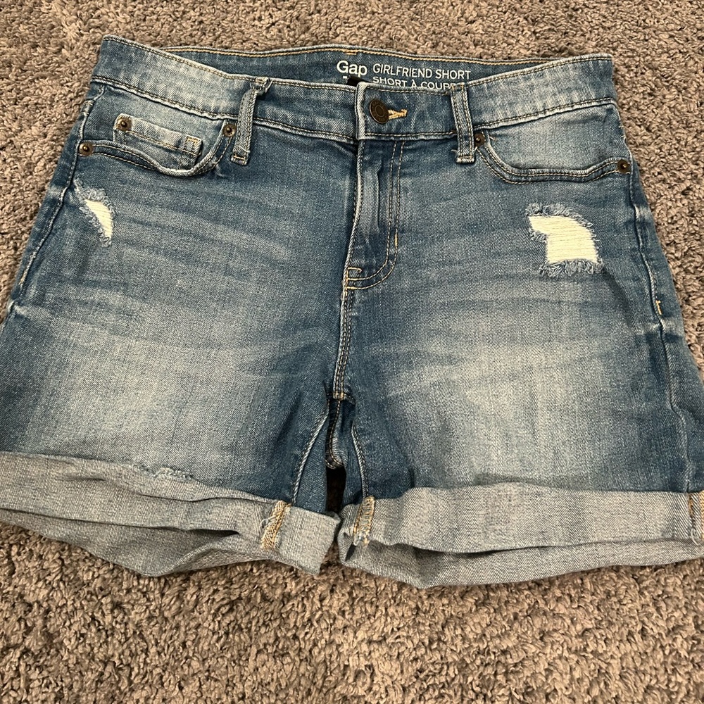 Gap Girlfriend Shorts Denim